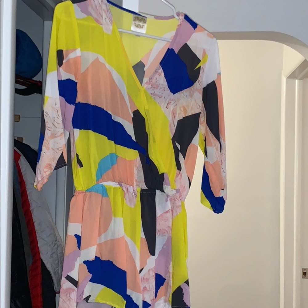 Color Blocked Romper (xs)